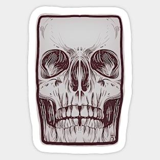 Front Skull Sticker